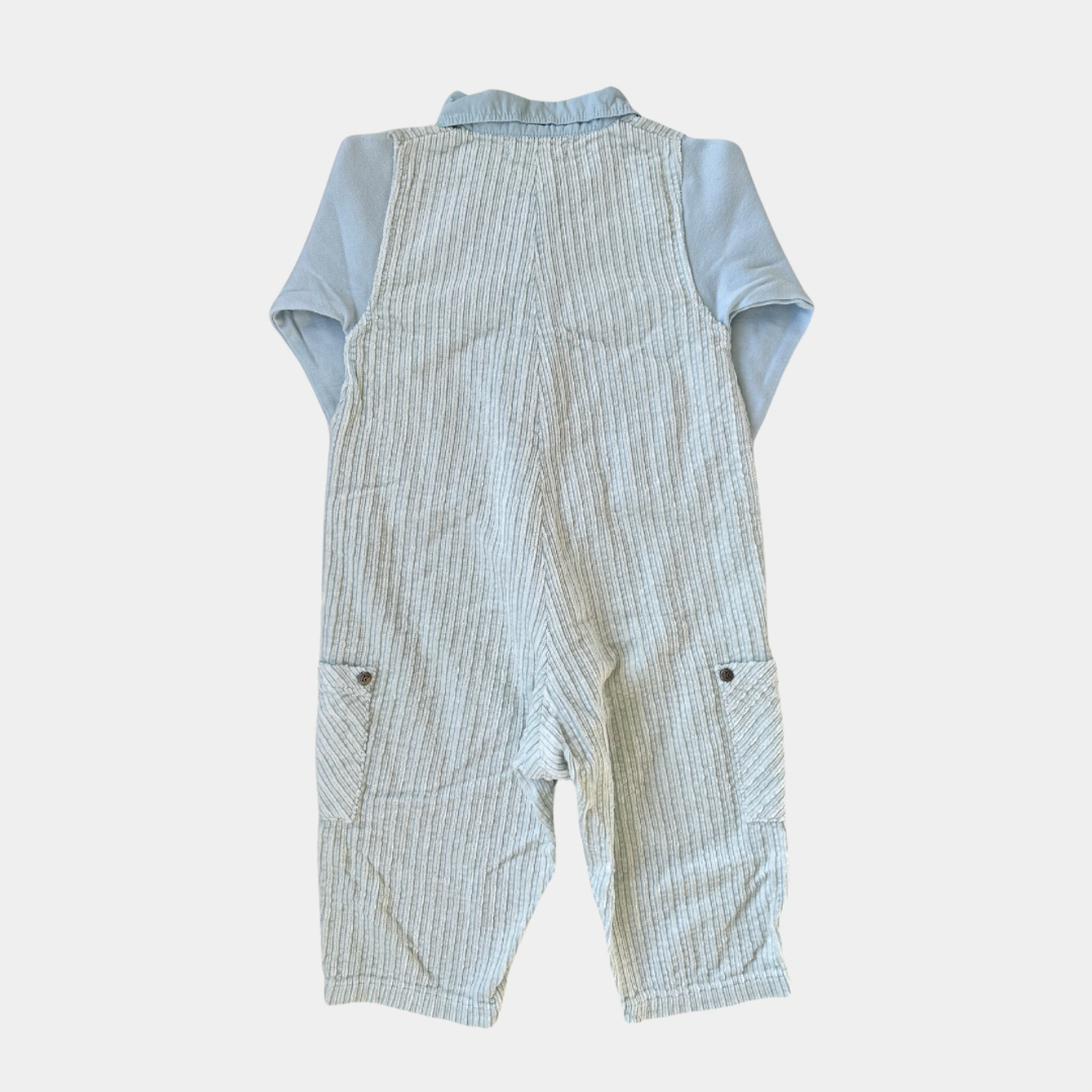 Kenzo Light Blue Baby Jumpsuit (12M)
