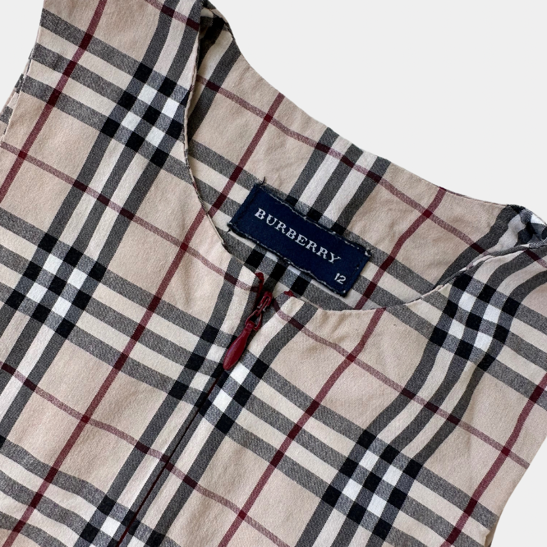 Burberry Iconic Check Playsuit (12M)