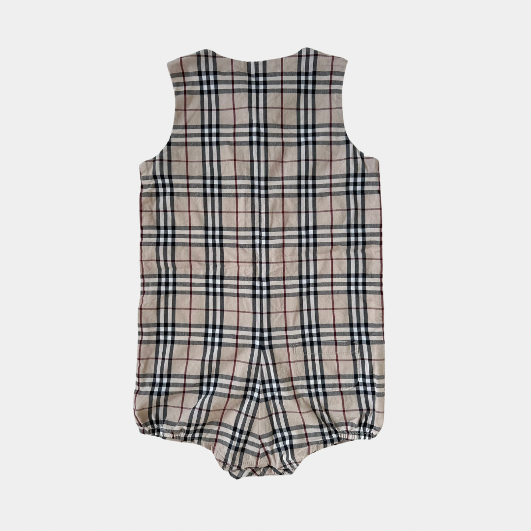 Burberry Iconic Check Playsuit (12M)