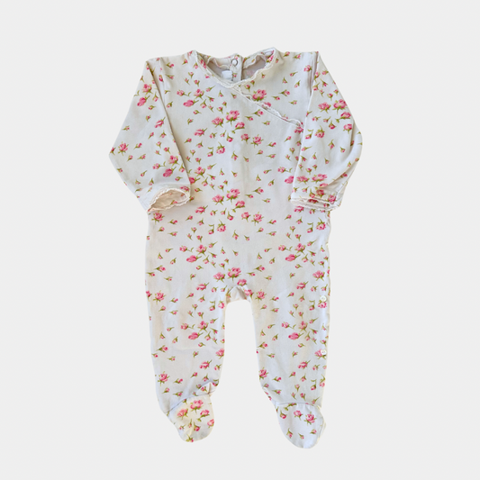 Dior Floral Footed Jumpsuit (12M)