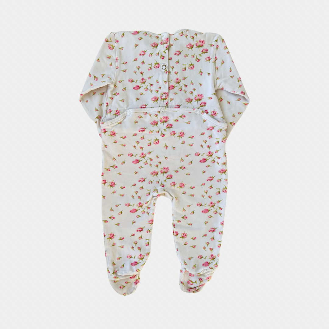 Dior Floral Footed Jumpsuit (12M)